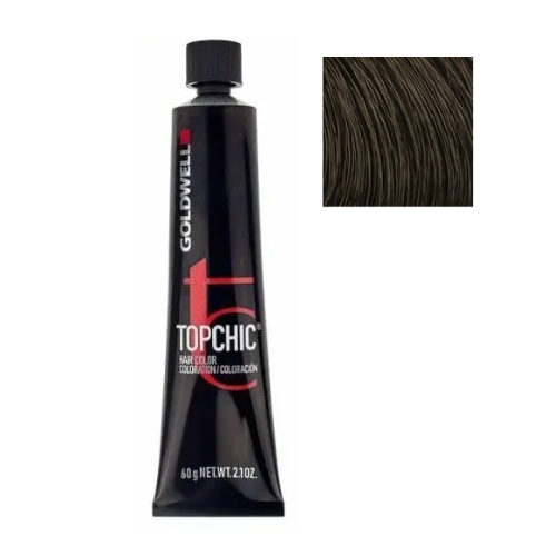 Стойкая профессиональная краска для волос - Goldwell Topchic Hair Color Coloration 8CA - холодный пепельный блонд